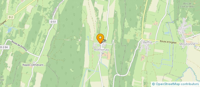 localisation de l'entreprise MONSIEUR JEAN FIEUX  ROTHONAY