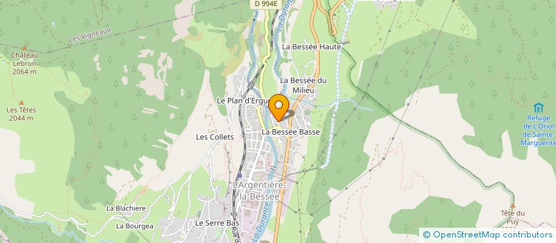 localisation de l'entreprise MONSIEUR JEAN FIGUIER  L'ARGENTIERE-LA-BESSEE