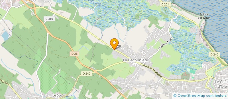 localisation de l'entreprise MONSIEUR JEAN FILET  LE CHATEAU-D'OLERON