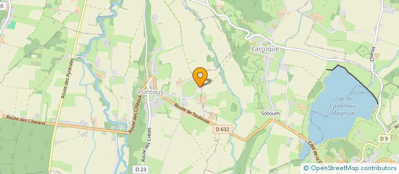 localisation de l'entreprise MONSIEUR JEAN FILHO  PUNTOUS