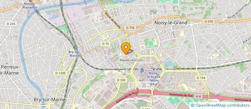 localisation de l'entreprise MONSIEUR JEAN FILIA  NOISY-LE-GRAND