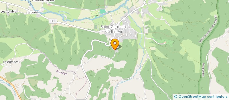 localisation de l'entreprise MONSIEUR JEAN FILLAT  SAINT-GERMAIN-DU-BEL-AIR