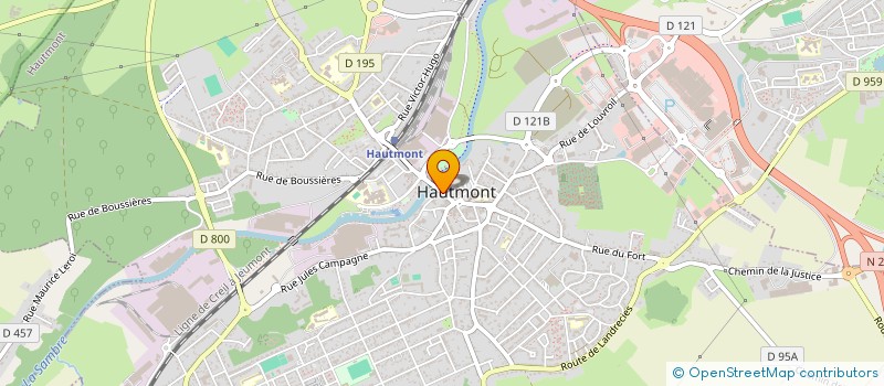 localisation de l'entreprise MONSIEUR JEAN FILLEUR  HAUTMONT