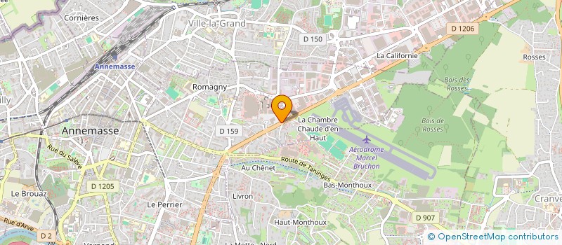localisation de l'entreprise MONSIEUR JEAN FILLIARD à ANNEMASSE