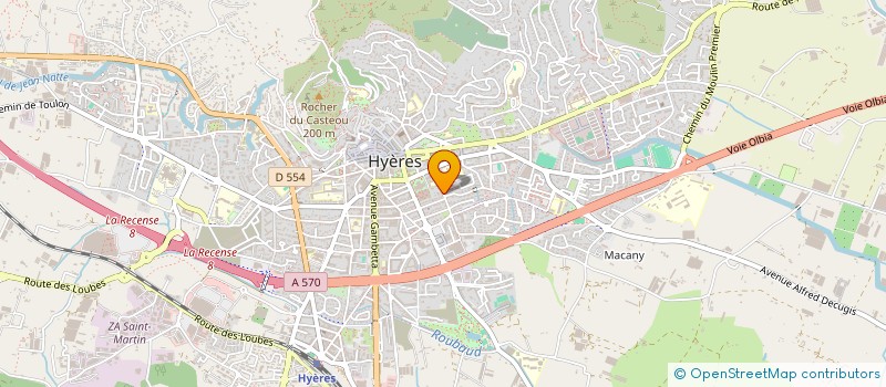 localisation de l'entreprise MONSIEUR JEAN FIORE  HYERES