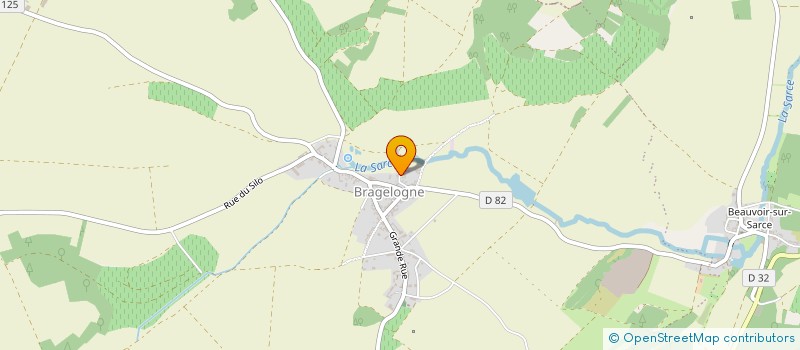 localisation de l'entreprise MONSIEUR JEAN FISCHER  BRAGELOGNE-BEAUVOIR