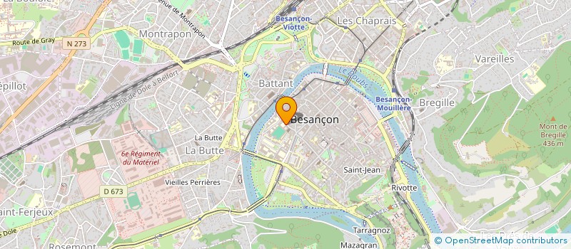 localisation de l'entreprise MONSIEUR JEAN FITO à BESANCON