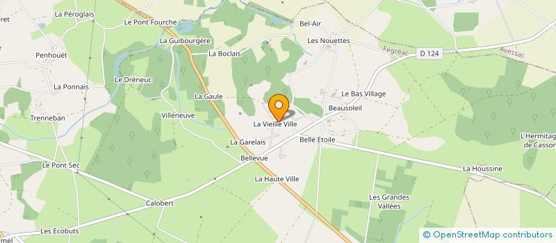 localisation de l'entreprise MONSIEUR JEAN FLAMBARD  FEGREAC