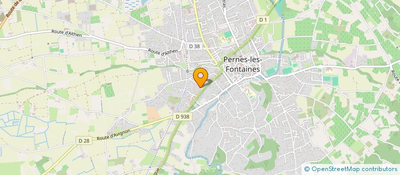 localisation de l'entreprise MONSIEUR JEAN FLECHAIRE  PERNES-LES-FONTAINES