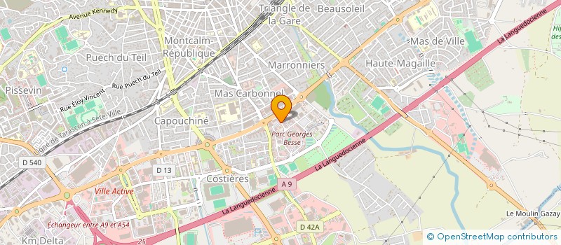 localisation de l'entreprise MONSIEUR JEAN FLECHET  NIMES