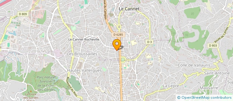 localisation de l'entreprise MONSIEUR JEAN FLECKINGER à LE CANNET