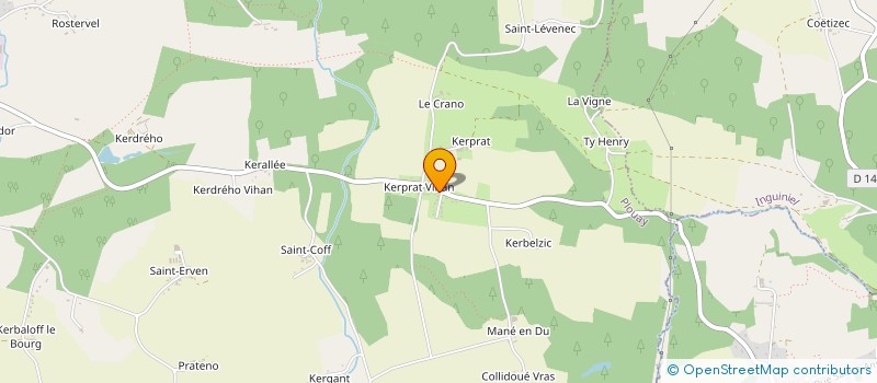 localisation de l'entreprise MONSIEUR JEAN FLEGEAU  PLOUAY