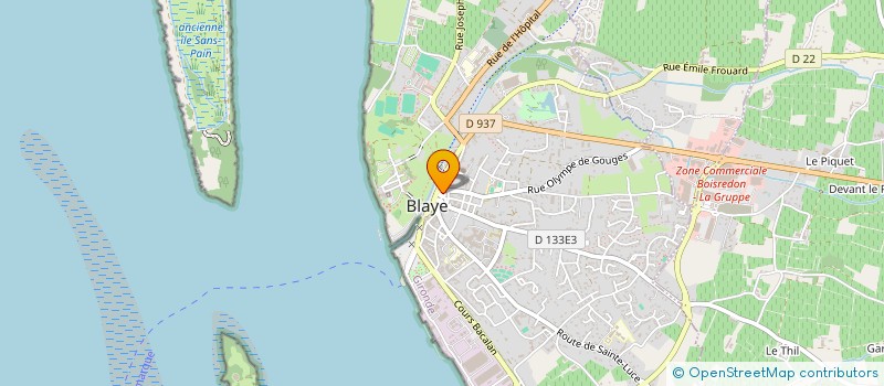 localisation de l'entreprise MONSIEUR JEAN FLEURANCEAU à BLAYE