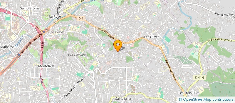 localisation de l'entreprise MONSIEUR JEAN FLEURY  MARSEILLE