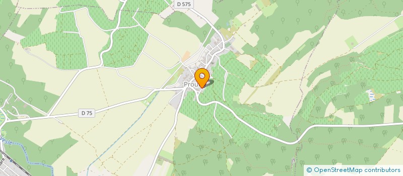 localisation de l'entreprise MONSIEUR JEAN FLEURY  PROUILLY