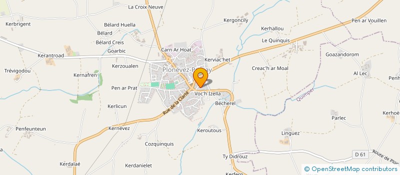 localisation de l'entreprise MONSIEUR JEAN FLOC'H  PLONEVEZ-PORZAY