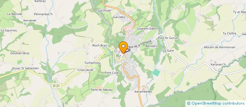 localisation de l'entreprise MONSIEUR JEAN FLOCH  BRASPARTS