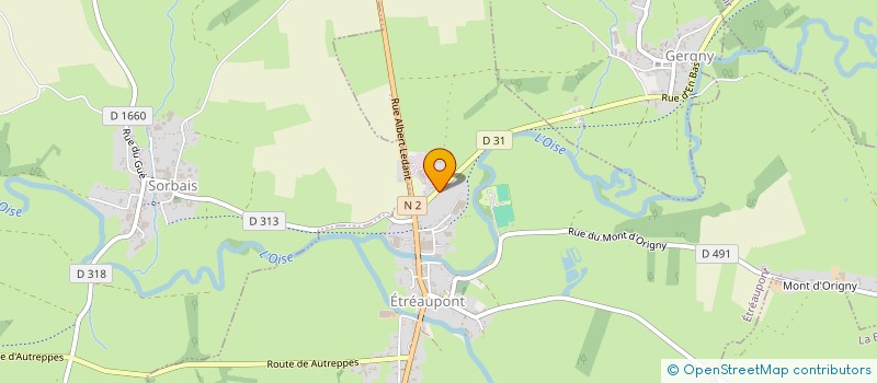 localisation de l'entreprise MONSIEUR JEAN FLOQUET  SORBAIS