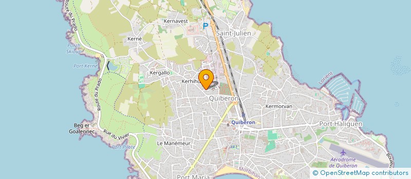 localisation de l'entreprise MONSIEUR JEAN-FLORENT FAURE  QUIBERON