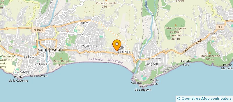 localisation de l'entreprise MONSIEUR JEAN FLORENT OLIVAR à SAINT-JOSEPH
