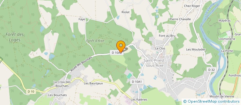 localisation de l'entreprise MONSIEUR JEAN FLORES à AIXE-SUR-VIENNE