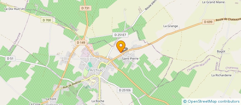 localisation de l'entreprise MONSIEUR JEAN FLORIANT  ARCHIAC