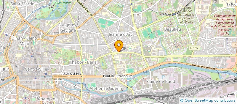 localisation de l'entreprise MONSIEUR JEAN FLOUTIER  RENNES