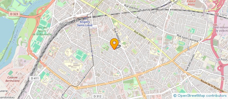 localisation de l'entreprise MONSIEUR JEAN FLUTET à ANGERS