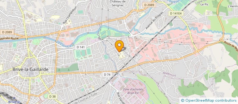 localisation de l'entreprise MONSIEUR JEAN FOCH  MALEMORT