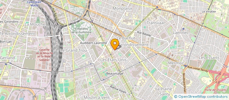 localisation de l'entreprise MONSIEUR JEAN FOGHANG  LYON