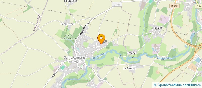 localisation de l'entreprise MONSIEUR JEAN FOISSEAU  SAINT-ROMANS-LES-MELLE