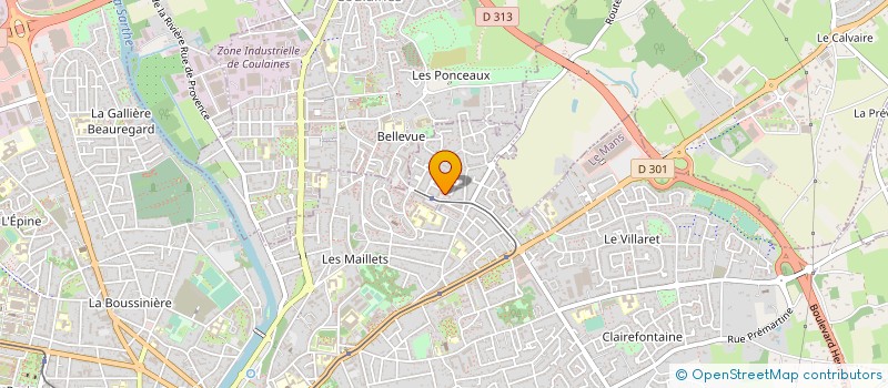 localisation de l'entreprise MONSIEUR JEAN FOLLIOT à LE MANS