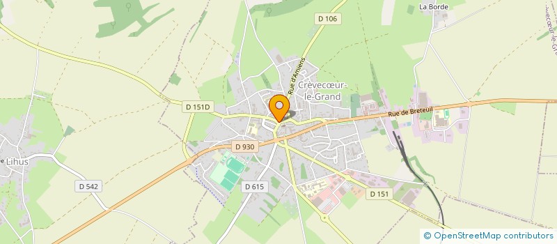 localisation de l'entreprise MONSIEUR JEAN FONTAINE  CREVECUR-LE-GRAND