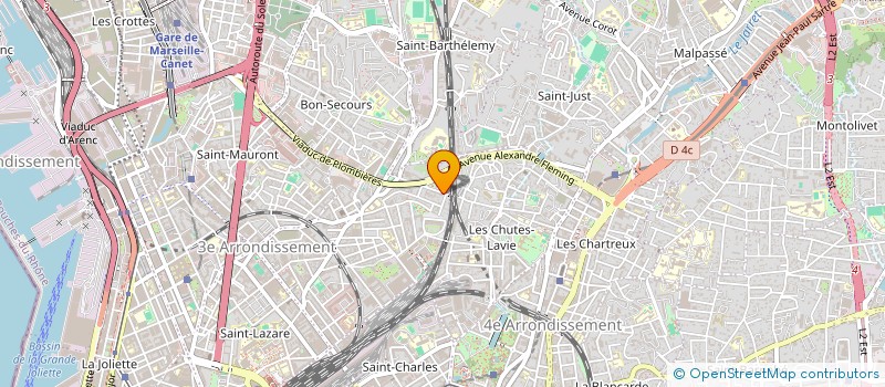 localisation de l'entreprise MONSIEUR JEAN FONTAINE à MARSEILLE