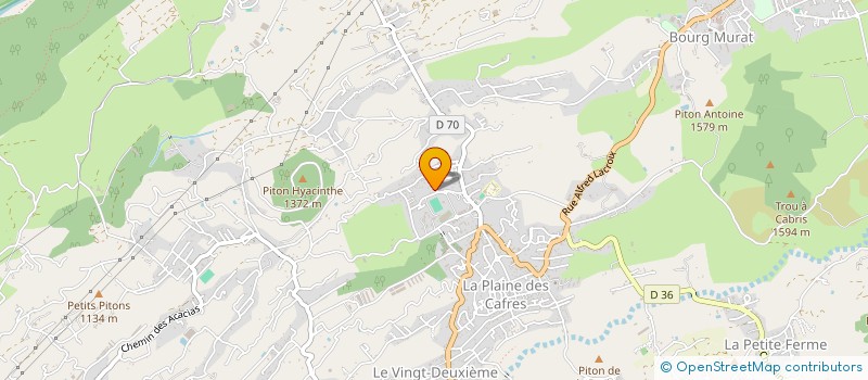 localisation de l'entreprise MONSIEUR JEAN FONTAINE  LE TAMPON