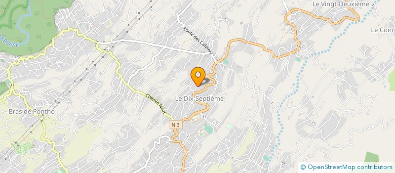 localisation de l'entreprise MONSIEUR JEAN FONTAINE  LE TAMPON