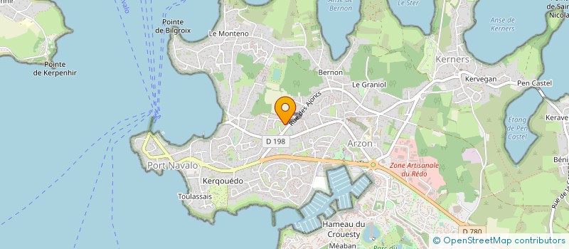 localisation de l'entreprise MONSIEUR JEAN FONTAN  ARZON