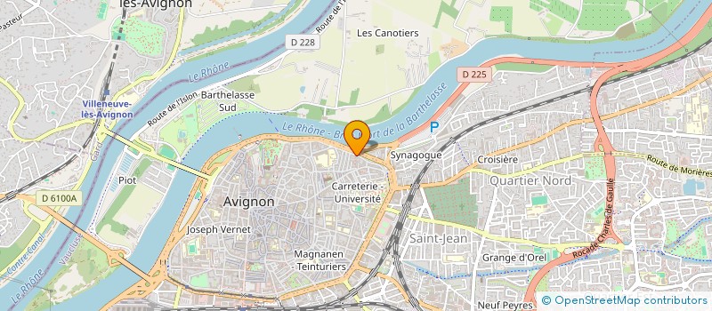 localisation de l'entreprise MONSIEUR JEAN FONTANILLE à AVIGNON