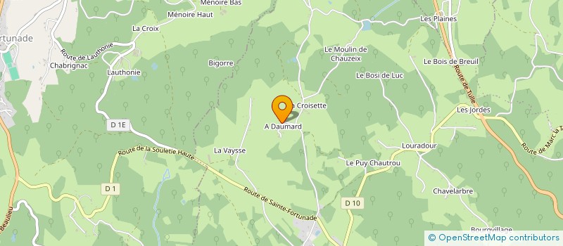 localisation de l'entreprise MONSIEUR JEAN FONTCHASTAGNIER  LAGARDE-MARC-LA-TOUR