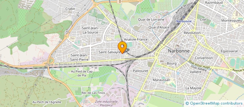 localisation de l'entreprise MONSIEUR JEAN FONTES à NARBONNE