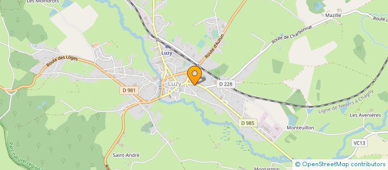 localisation de l'entreprise MONSIEUR JEAN FORBRAS à LUZY