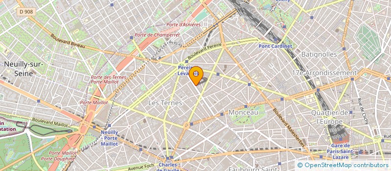 localisation de l'entreprise MONSIEUR JEAN FORESTIER  PARIS