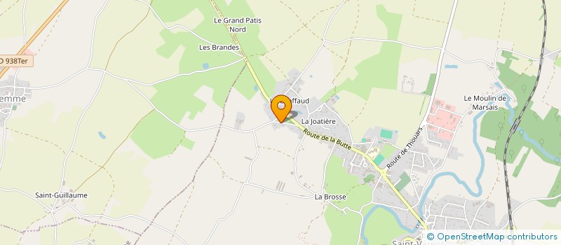localisation de l'entreprise MONSIEUR JEAN FORESTIER à SAINT-VARENT