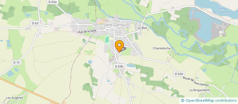 localisation de l'entreprise MONSIEUR JEAN FORESTIER à SAINT-GENOU