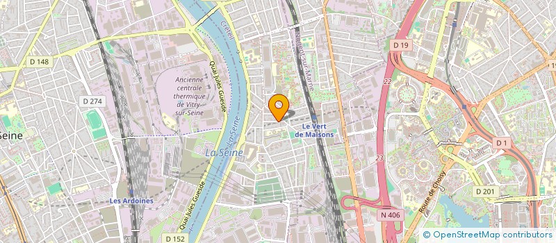 localisation de l'entreprise MONSIEUR JEAN FORESTIER  ALFORTVILLE