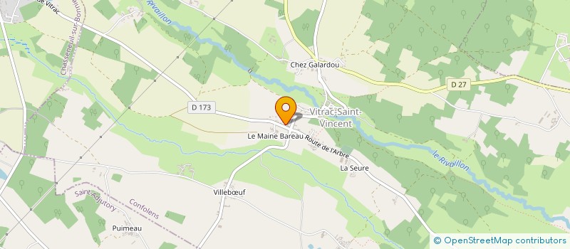 localisation de l'entreprise MONSIEUR JEAN FORGEAS à MAZEROLLES