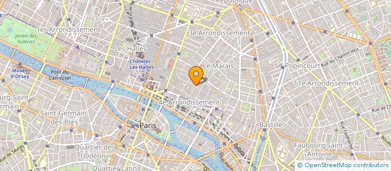 localisation de l'entreprise MONSIEUR JEAN FORGET  PARIS 04