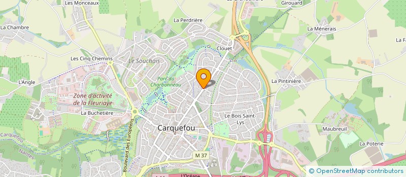 localisation de l'entreprise MONSIEUR JEAN FORGET  CARQUEFOU