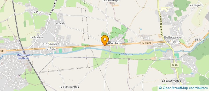 localisation de l'entreprise MONSIEUR JEAN FORISSIER  SAINT-ANDRE-LE-PUY