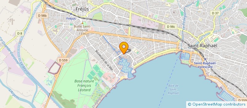 localisation de l'entreprise MONSIEUR JEAN FORLINI à FREJUS